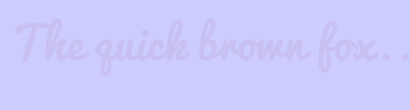 Image with Font Color C8C0F0 and Background Color CCCCFF